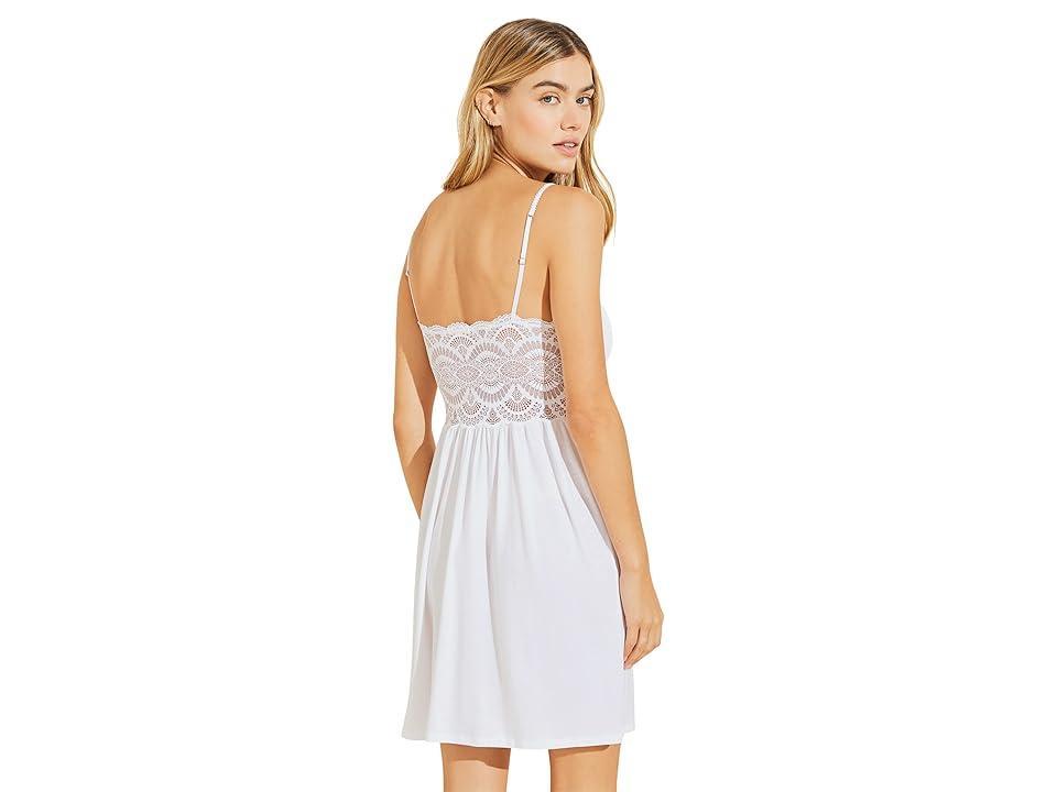 Womens Mariana Modal Lace-Trim Chemise Product Image