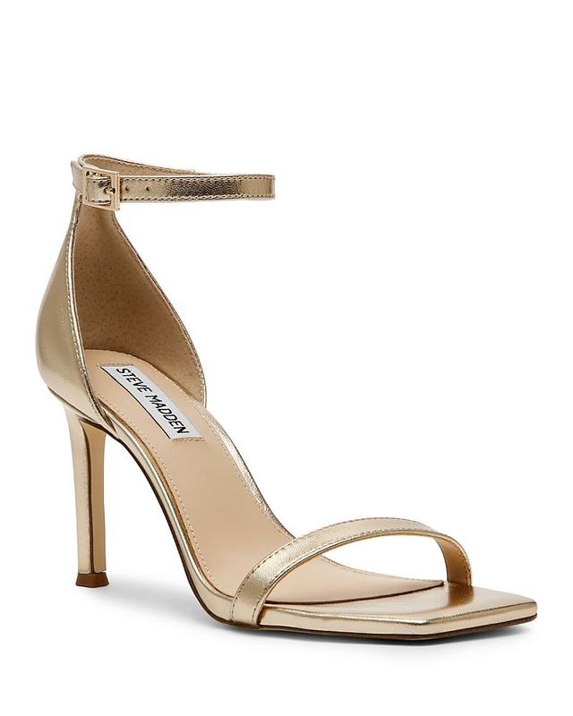 Steve Madden Womens Piked Ankle Strap High Heel Sandals Product Image