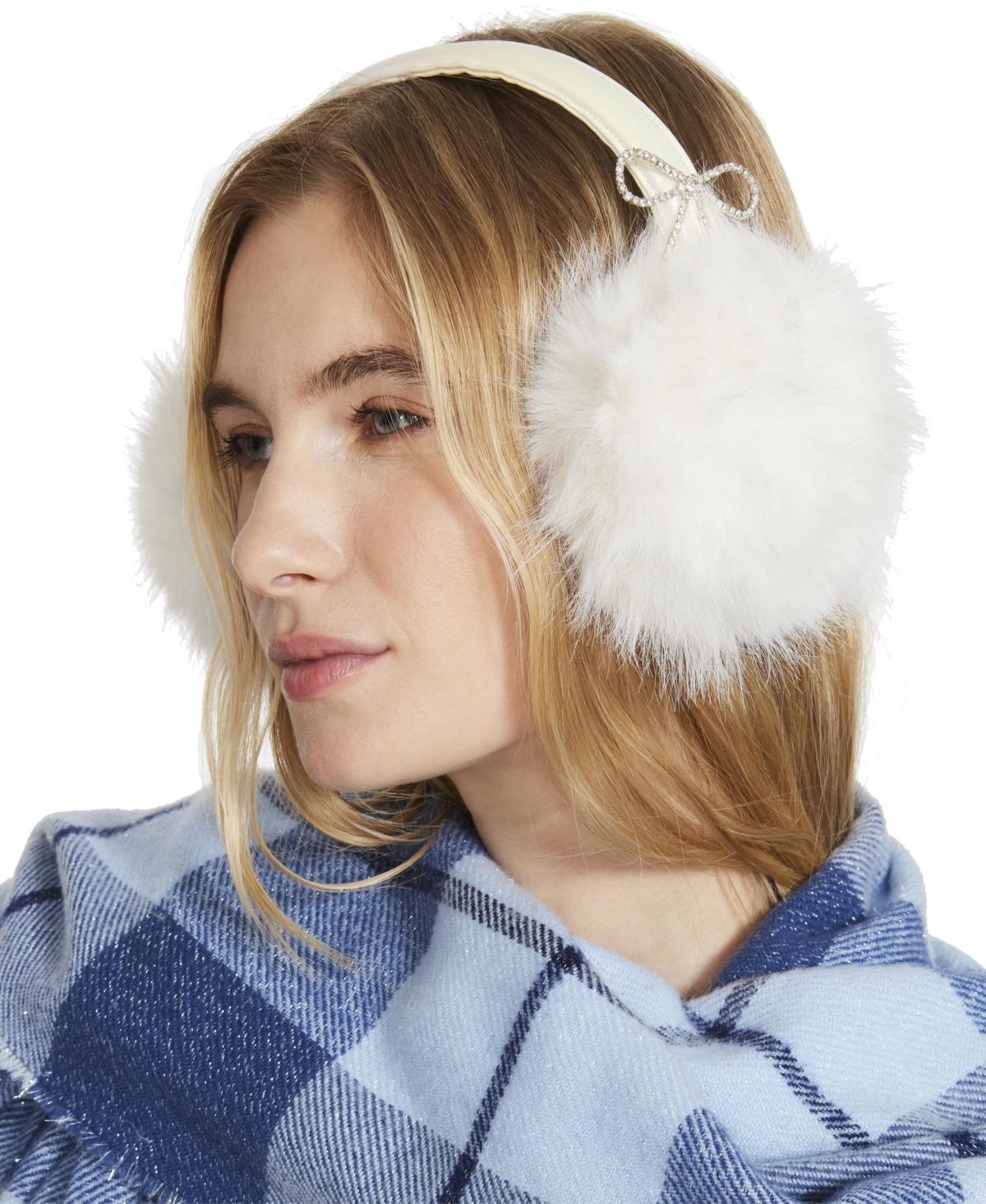 Steve Madden Womens Sweet Shag Embellished Earmuffs Product Image