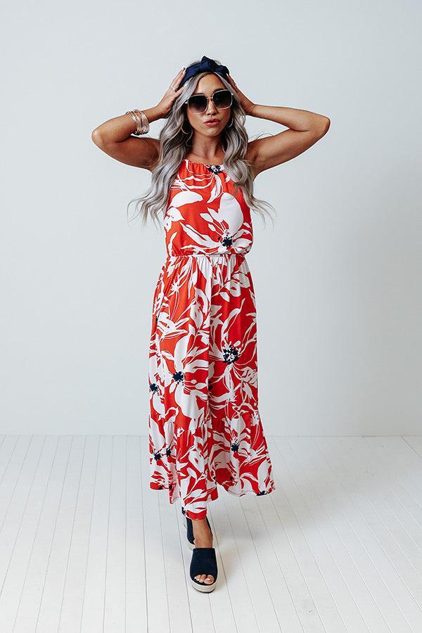 Tropics For Two Floral Midi Product Image