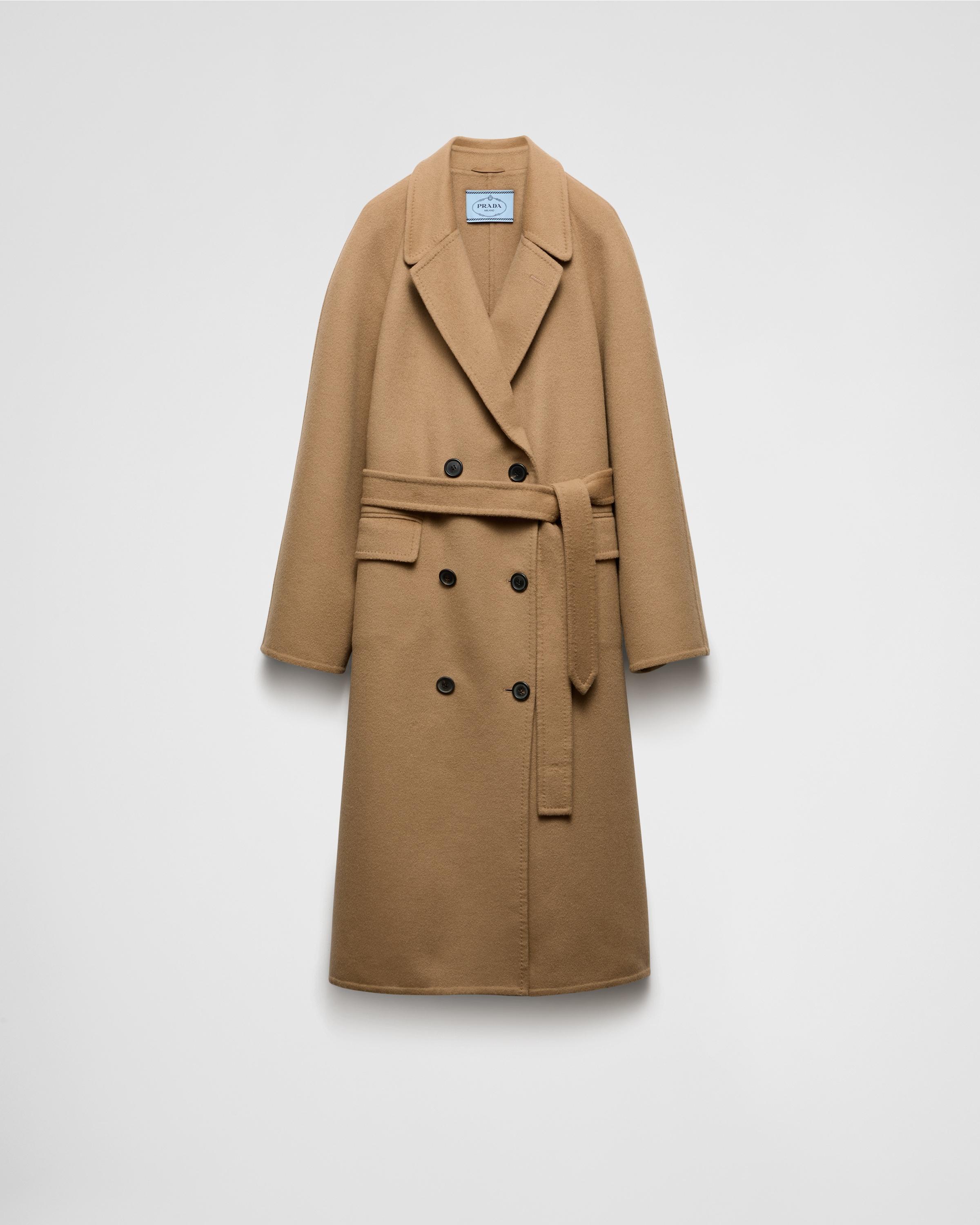 Double-breasted cashgora coat product image