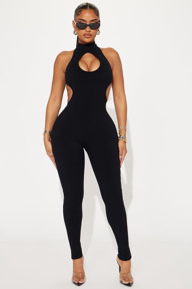 Nia Snatched Jumpsuit - Black Product Image