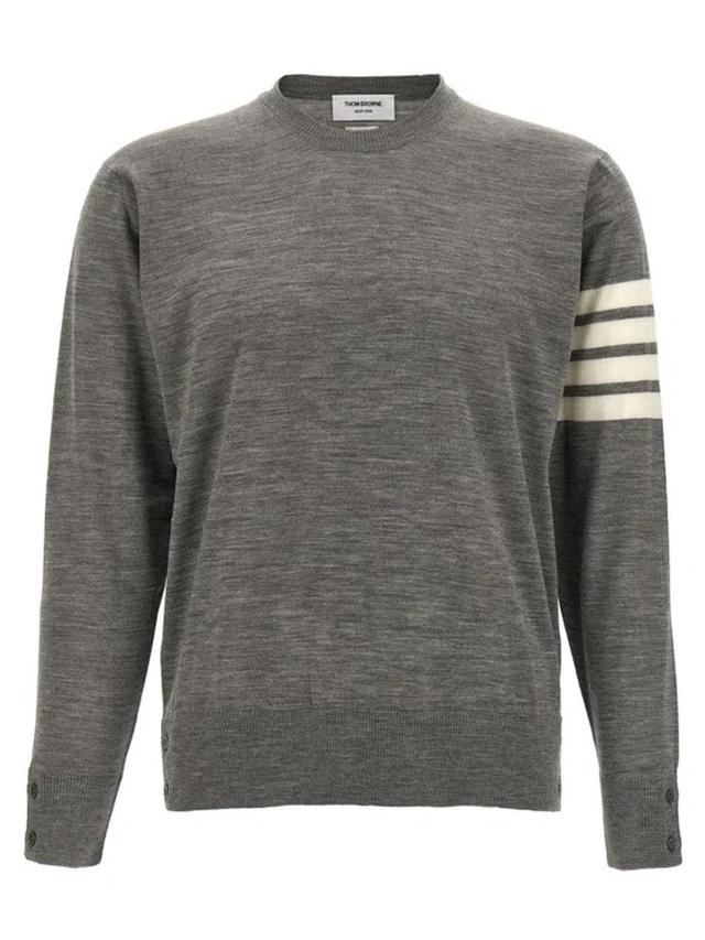 THOM BROWNE Sweaters In Gray Product Image