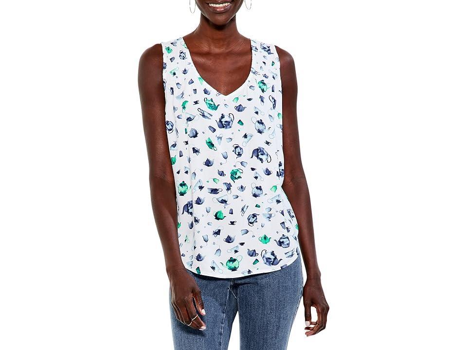 NIC+ZOE Petite Garden Party Tank Multi) Women's Clothing Product Image