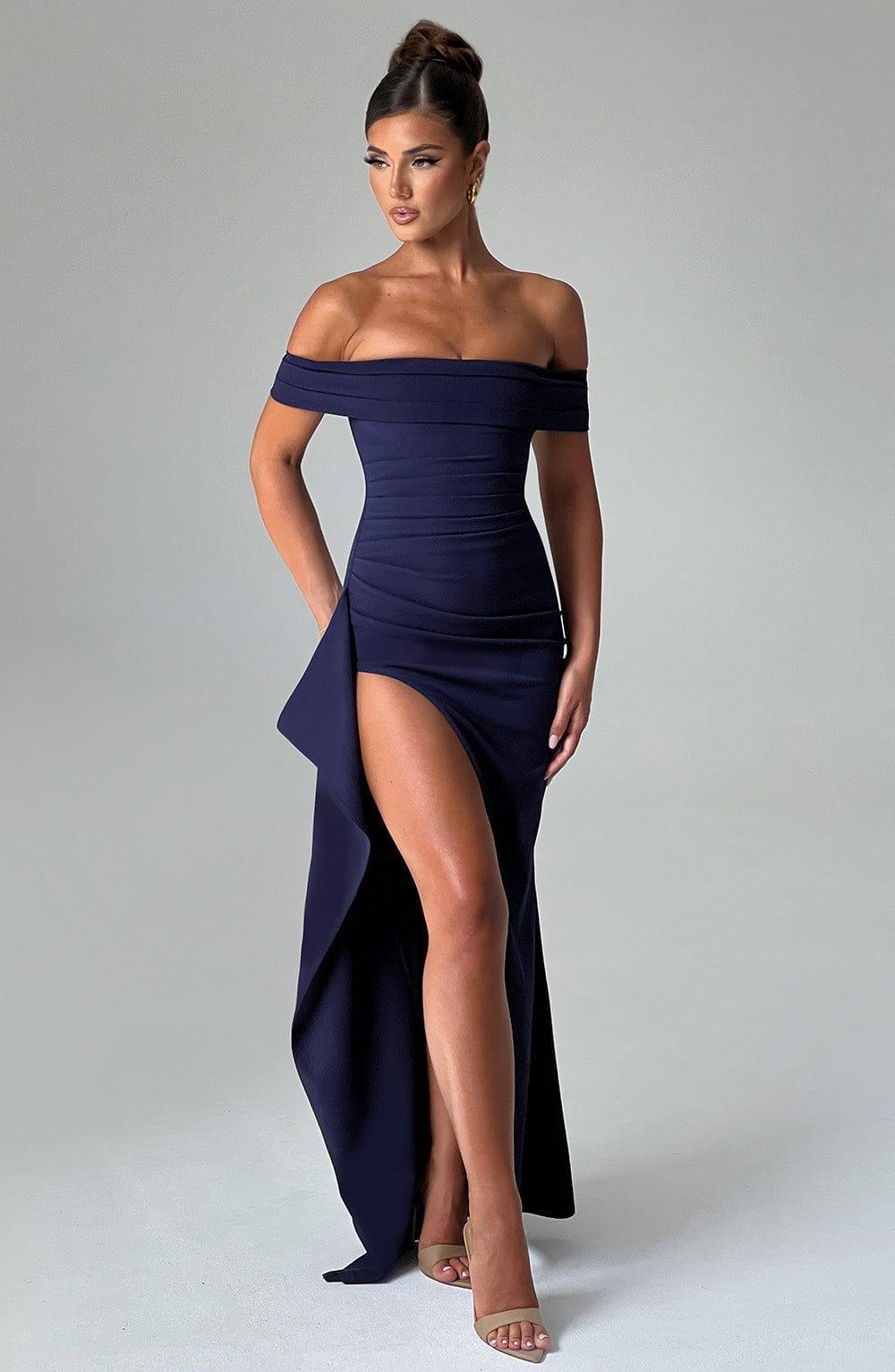 Joyce Maxi Dress - Navy Product Image