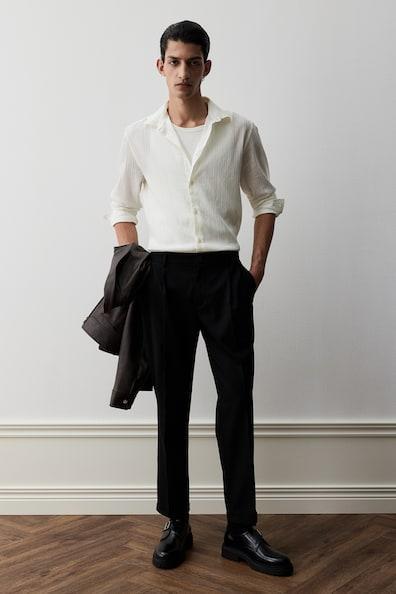 Regular Fit Tailored Pants Product Image