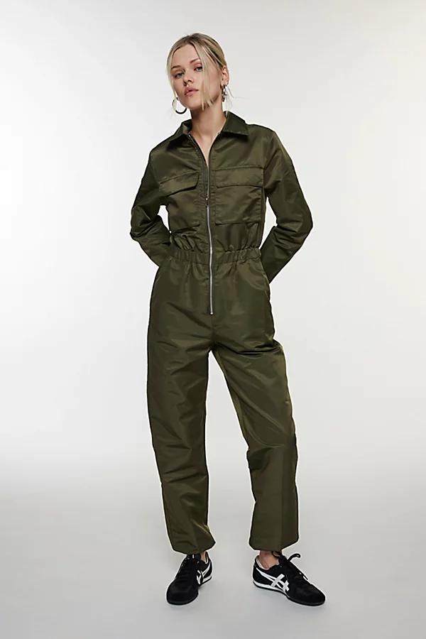 Glamorous Long Sleeve Utility Jumpsuit Womens at Urban Outfitters Product Image