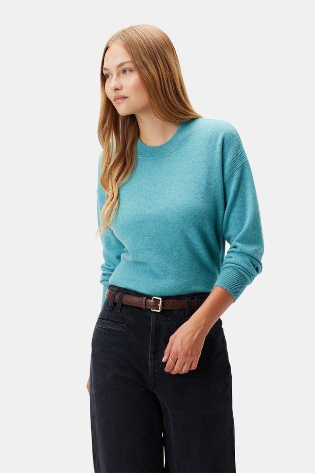 Pearl Cashmere Sweater - Aegean Product Image