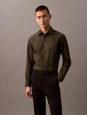 Steel Solid Slim Fit Button-Down Shirt product image