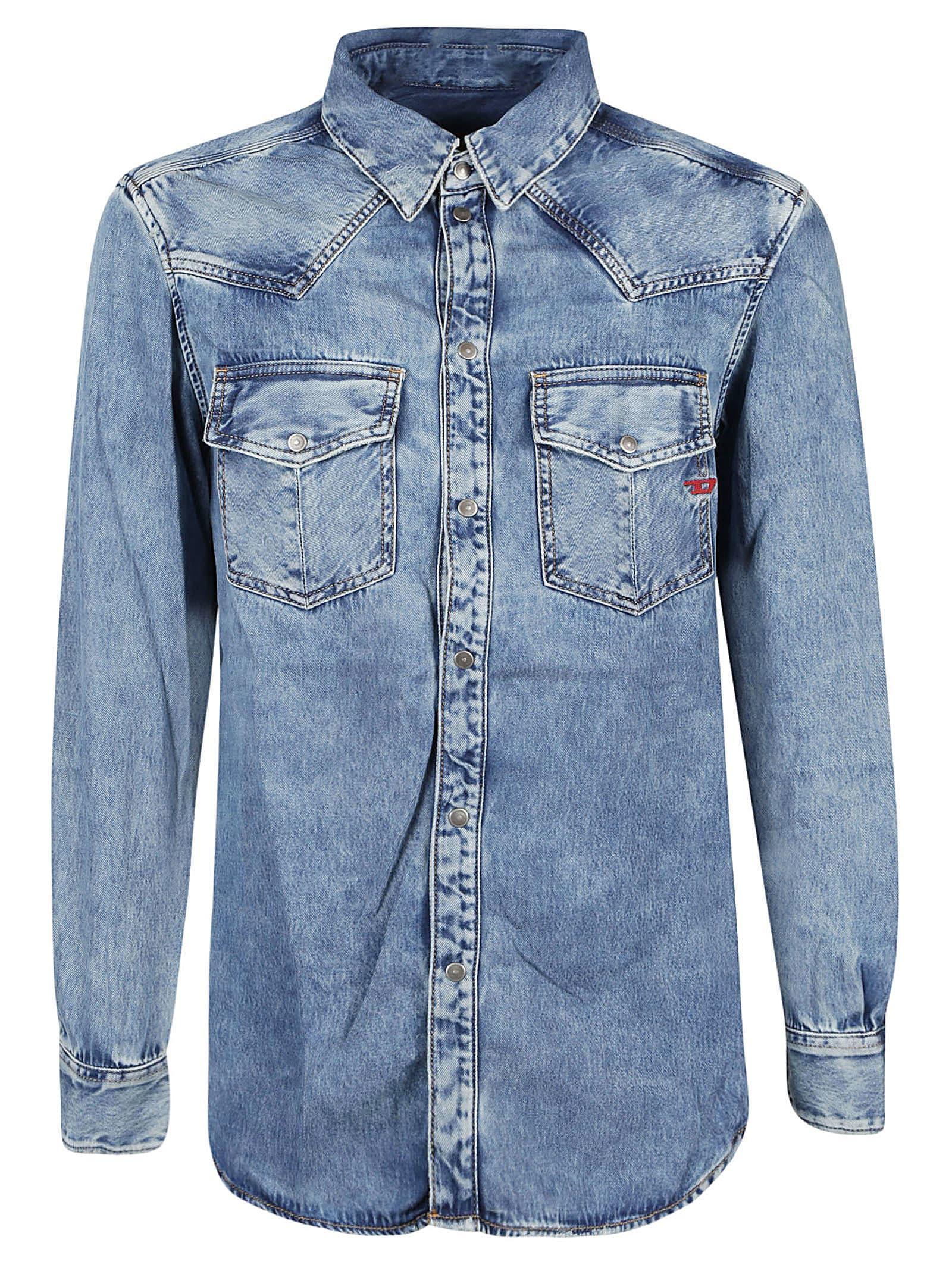 D-ocean Shirt In Blue Product Image