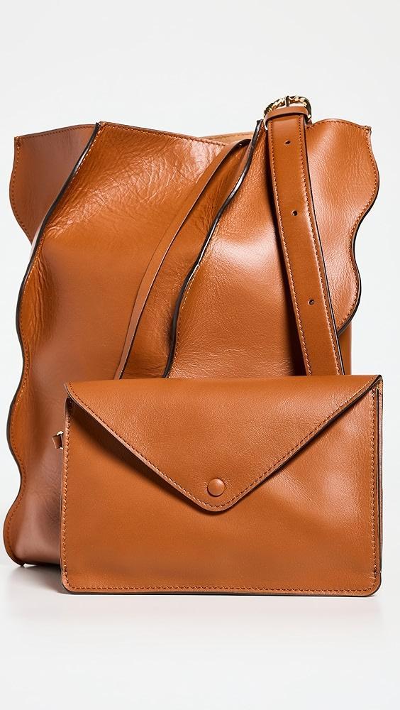 Ulla Johnson Adria Pleated Wave Bucket Bag | Shopbop Product Image