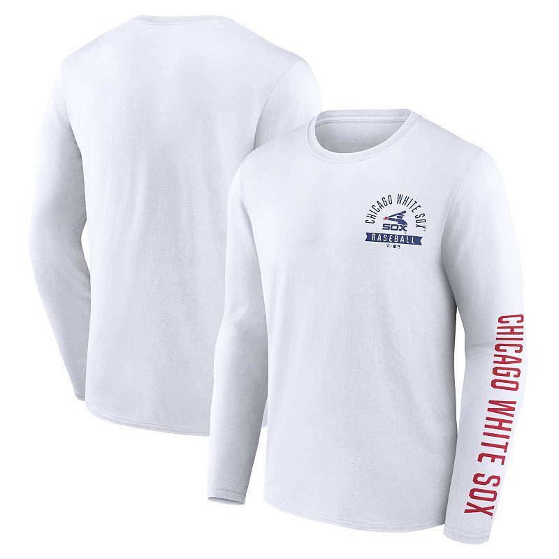 Mens Fanatics Branded Chicago Sox Pressbox Long Sleeve T-Shirt Product Image