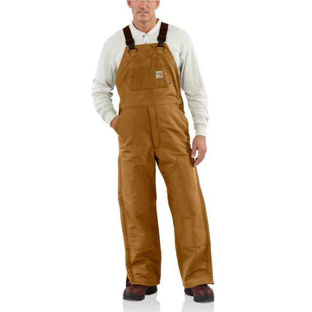 Carhartt 101626 Big and Tall Flame-Resistant Duck Bib Overalls - Insulated, Factory Seconds Product Image