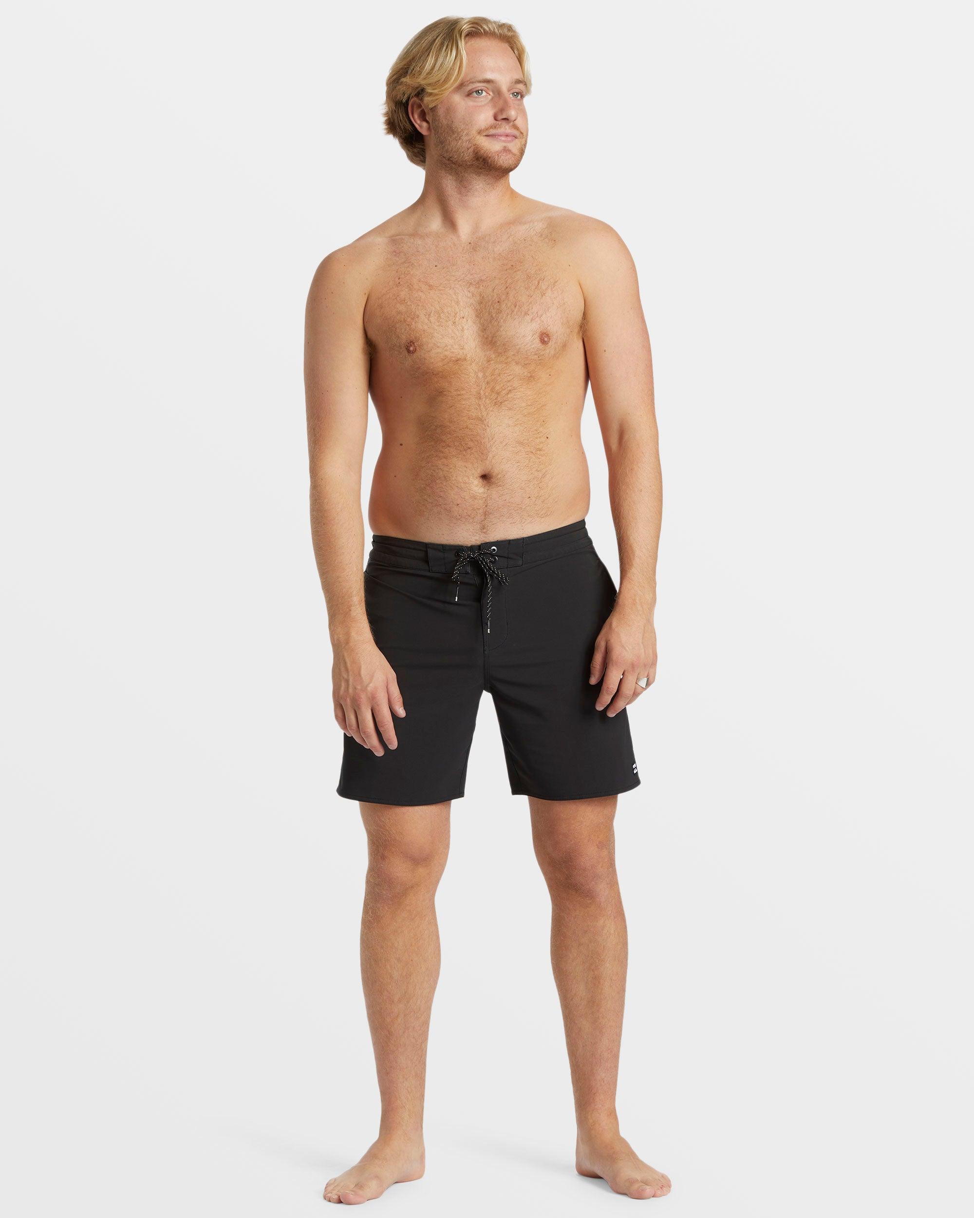 D Bah Lo Tide 18" Boardshorts - Washed Black Male Product Image