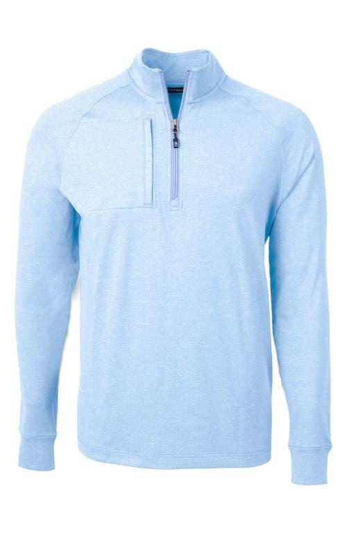 Cutter  Buck Adapt Eco Knit Heathered Mens Quarter Zip Pullover Product Image