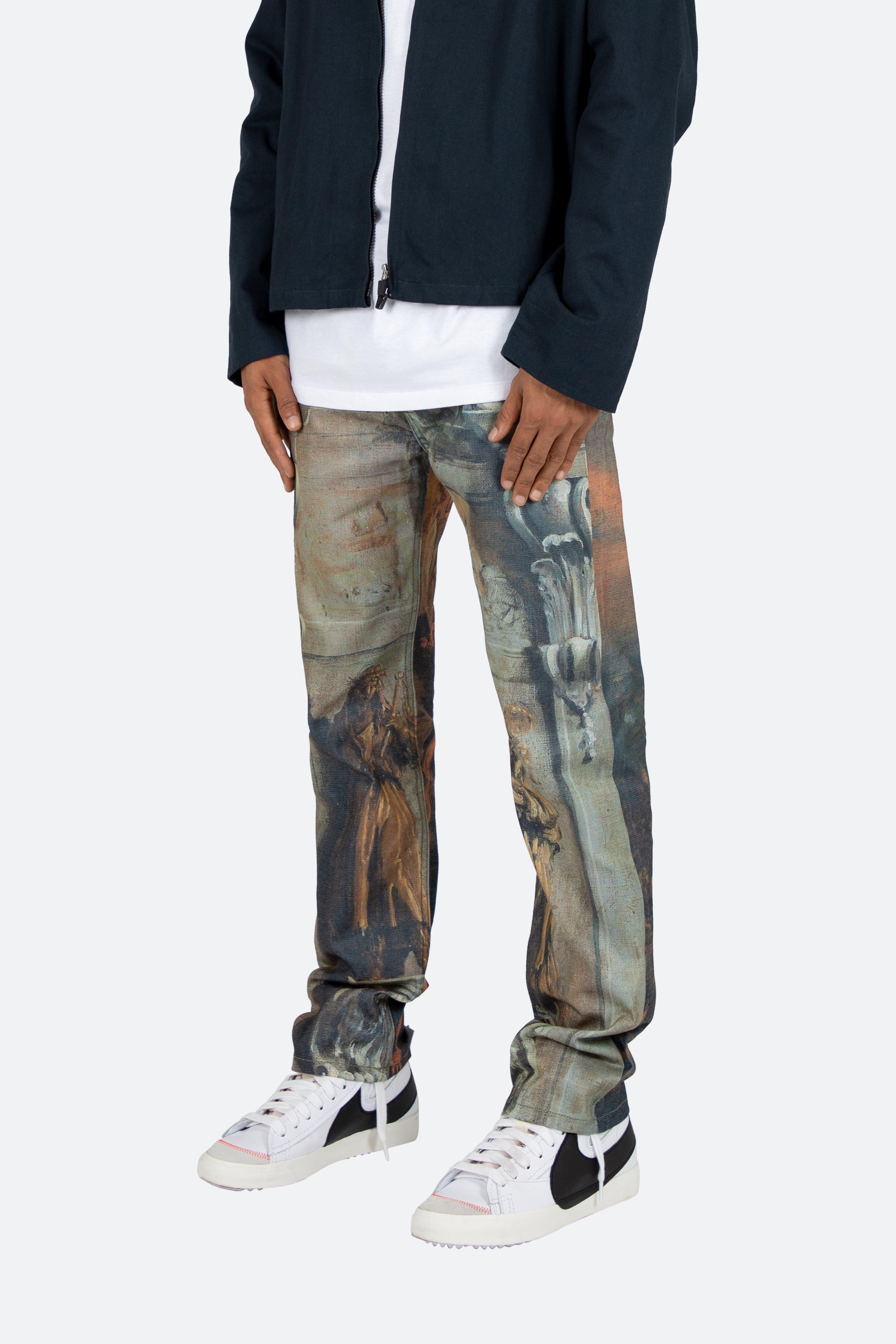 V176 Art Baggy Denim - Multi Male Product Image