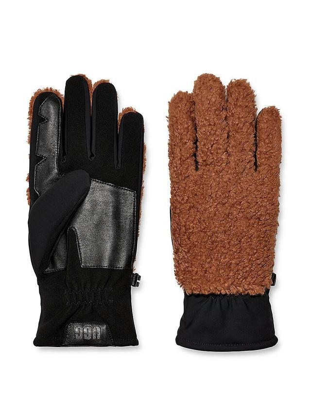 Mens Fluff Faux Fur Gloves Product Image