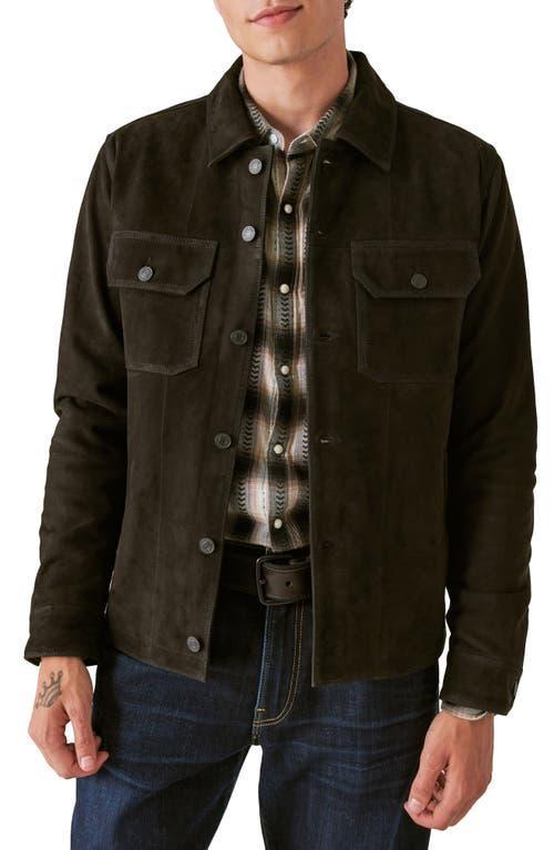 Lucky Brand Suede Military Shirt Jacket Product Image