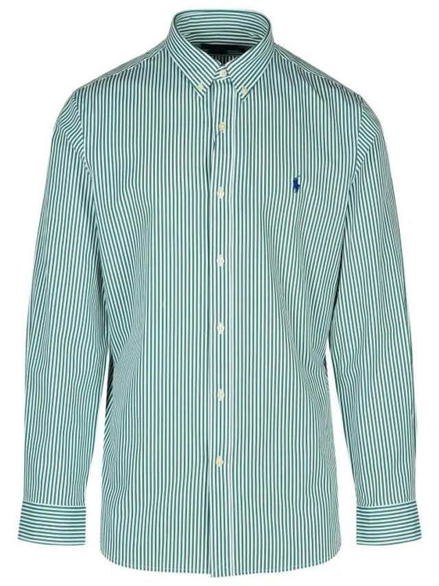 POLO RALPH LAUREN Green Cotton Shirt Product Image