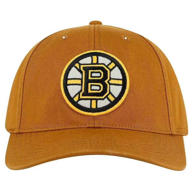 Mens American Needle Tan Boston Bruins Hepcat Washed Twill Adjustable Hat Product Image