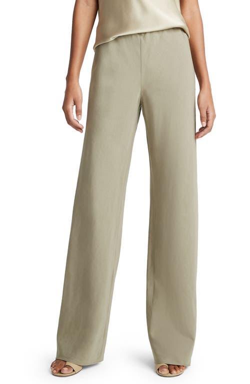 Womens Cotton-Blend Straight-Leg Pants Product Image