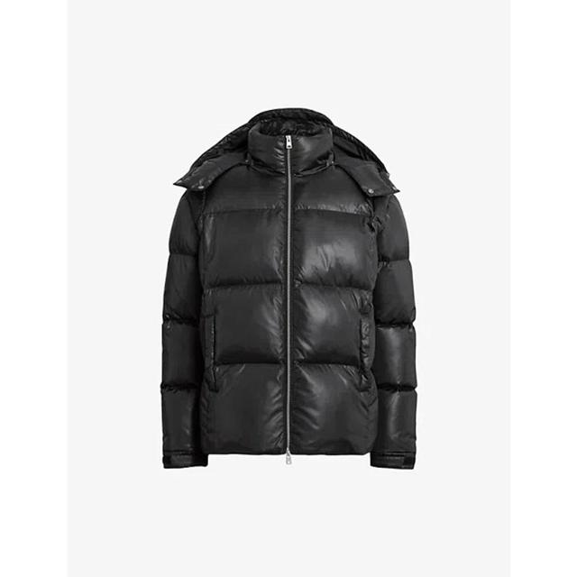 ALLSAINTS Lupin Recycled Quilted Puffer Jacket In Faded Black Product Image