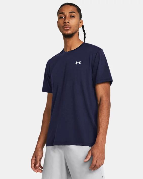 Under Armour Mens Under Armour Launch Short Sleeve T-Shirt - Mens White/White Product Image