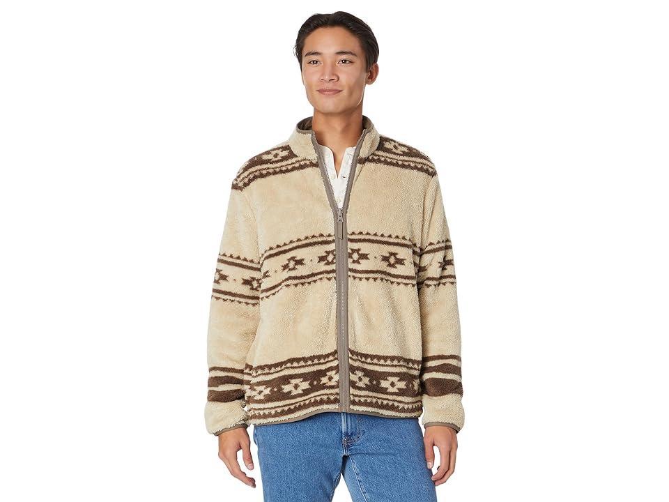 Faherty Steven Paul Jaud High Pile Fleece Reversible Jacket (Sand Dune Thunderbird) Men's Jacket Product Image