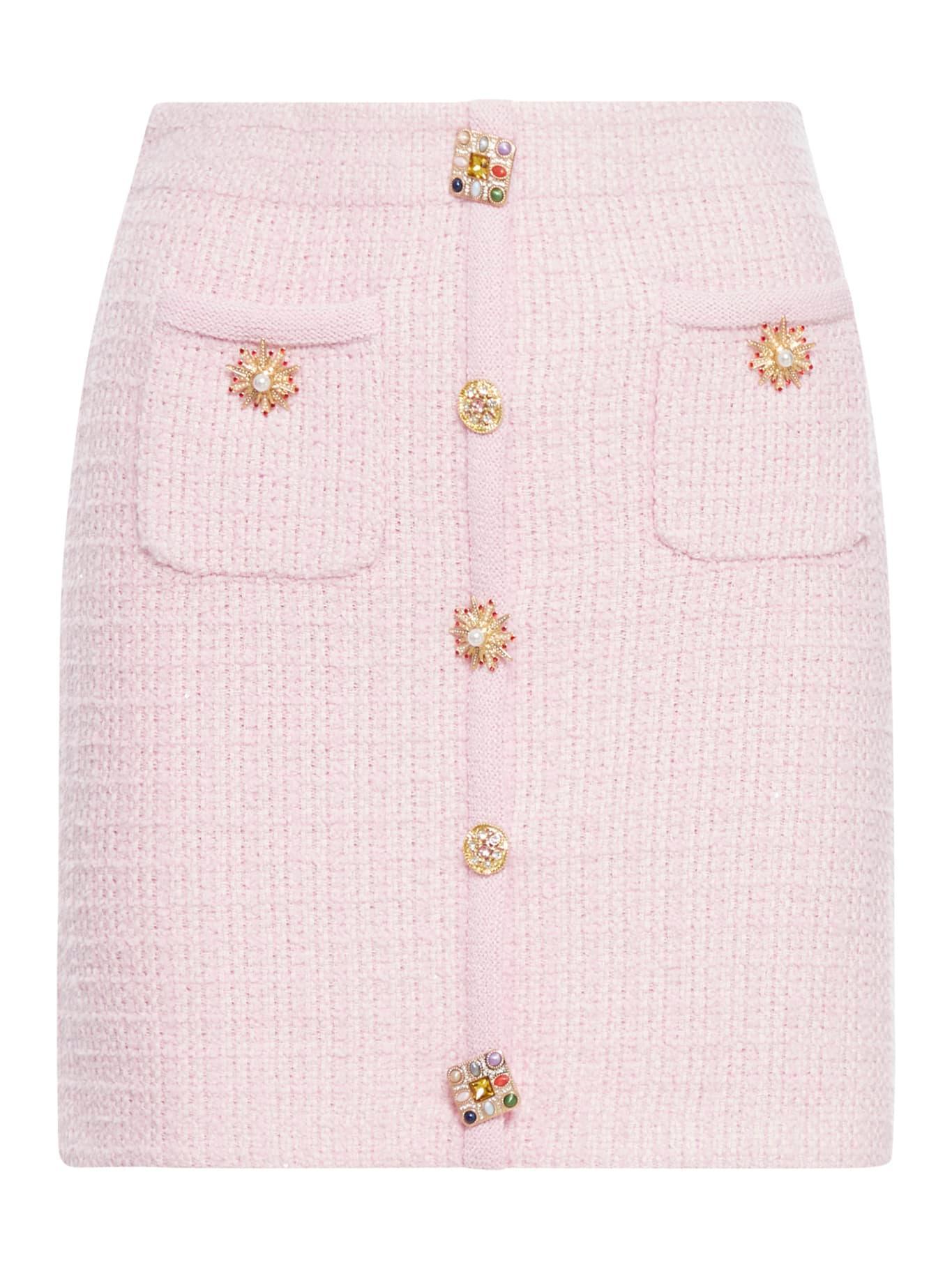 Mini Skirts In Pink & Purple Product Image