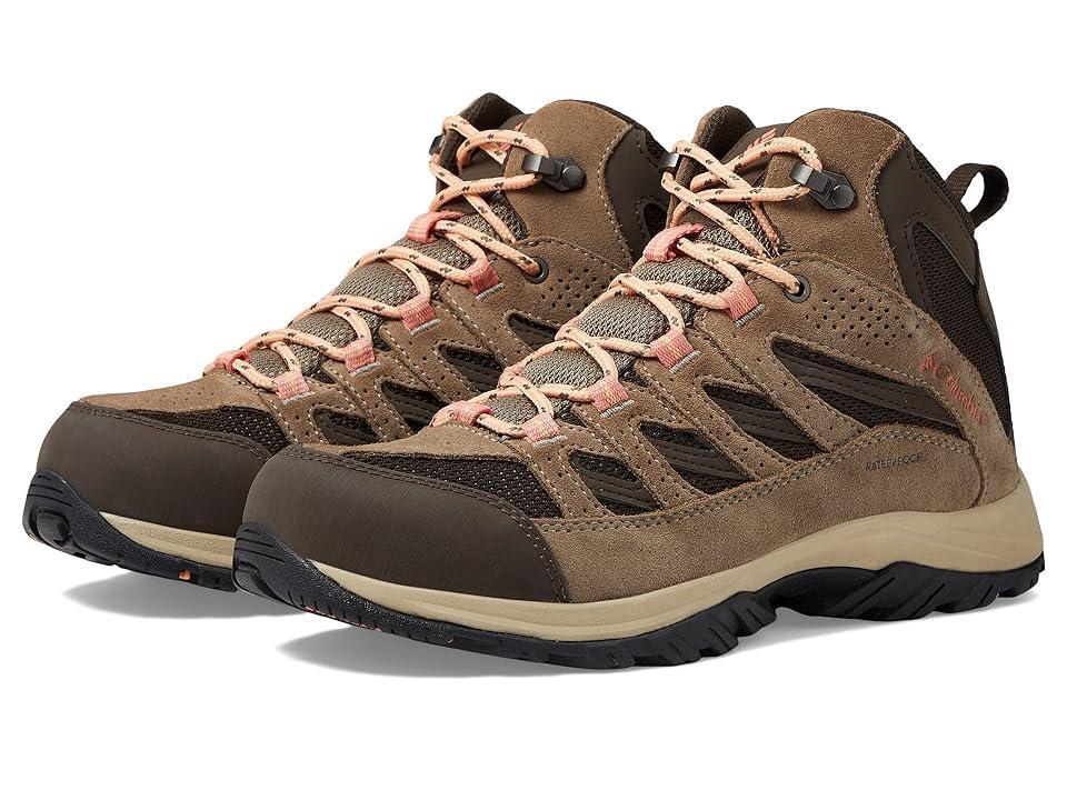 Columbia Crestwood Mid Waterproof (Cordovan/Mud) Women's Boots Product Image