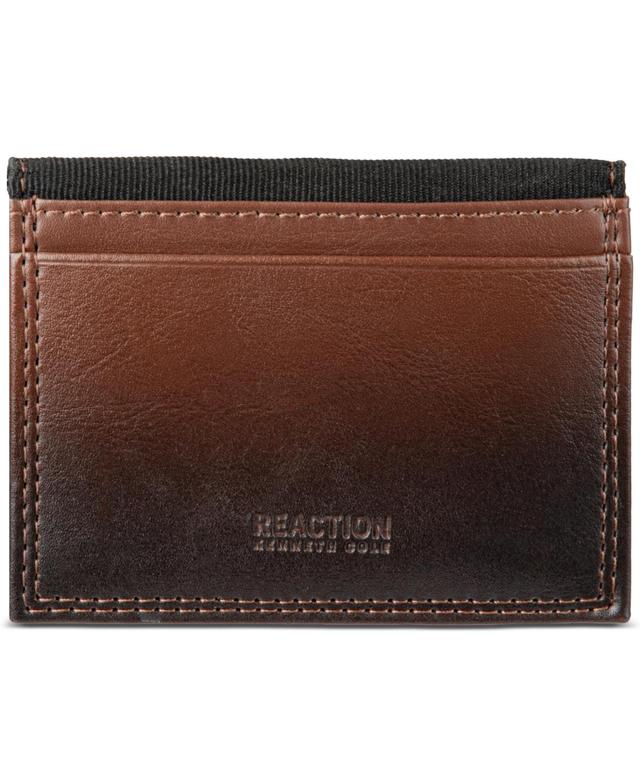 Kenneth Cole Reaction Mens Ombre Rfid Leather Card Case Product Image