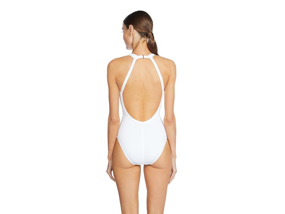 Robin Piccone Amy Rib One-Piece Swimsuit Product Image