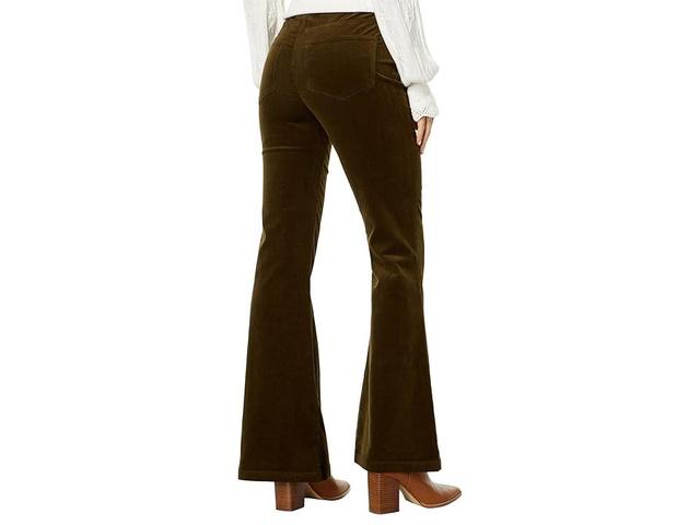 PAIGE Genevieve High Waist Flare Leg Corduroy Pants Product Image