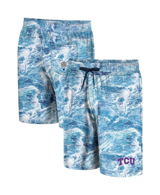 Mens Colosseum Blue Syracuse Orange Realtree Aspect Ohana Swim Shorts Product Image