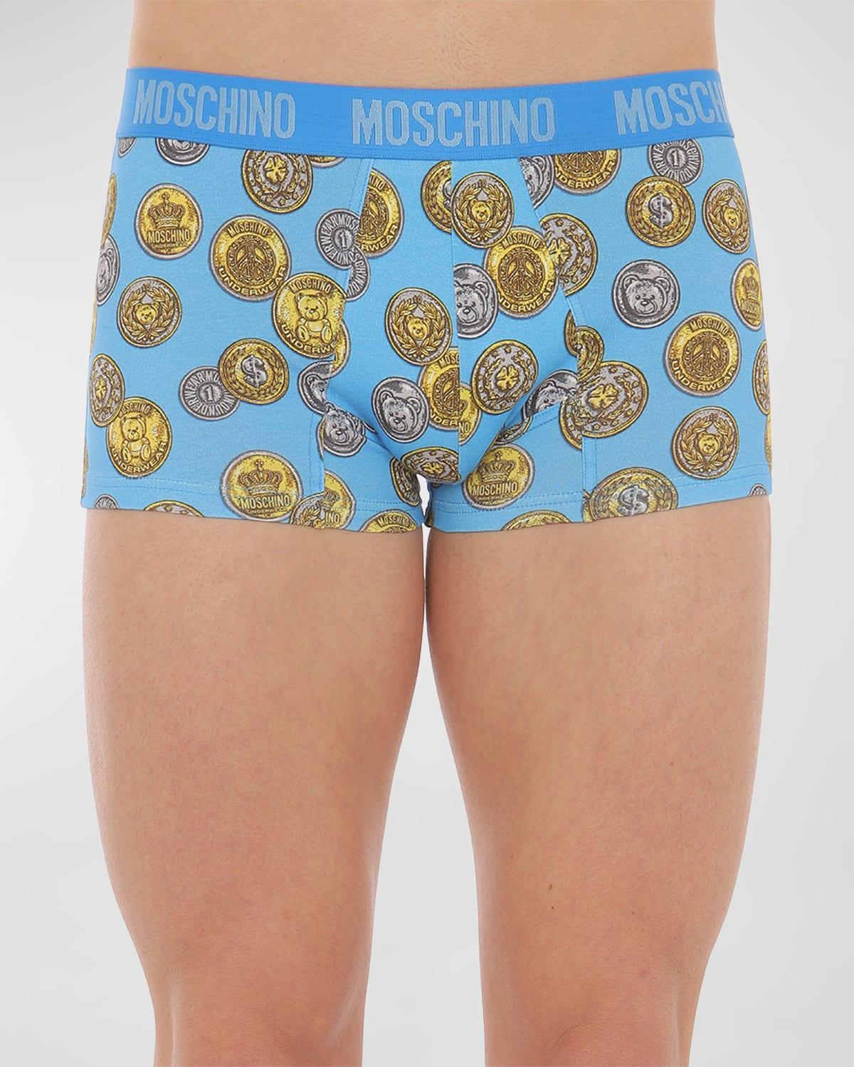 Mens Coin-Print Boxer Briefs Product Image