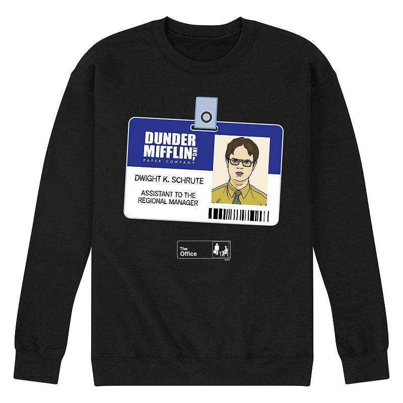 Mens The Office Dwight Schrute Badge Sweatshirt Product Image