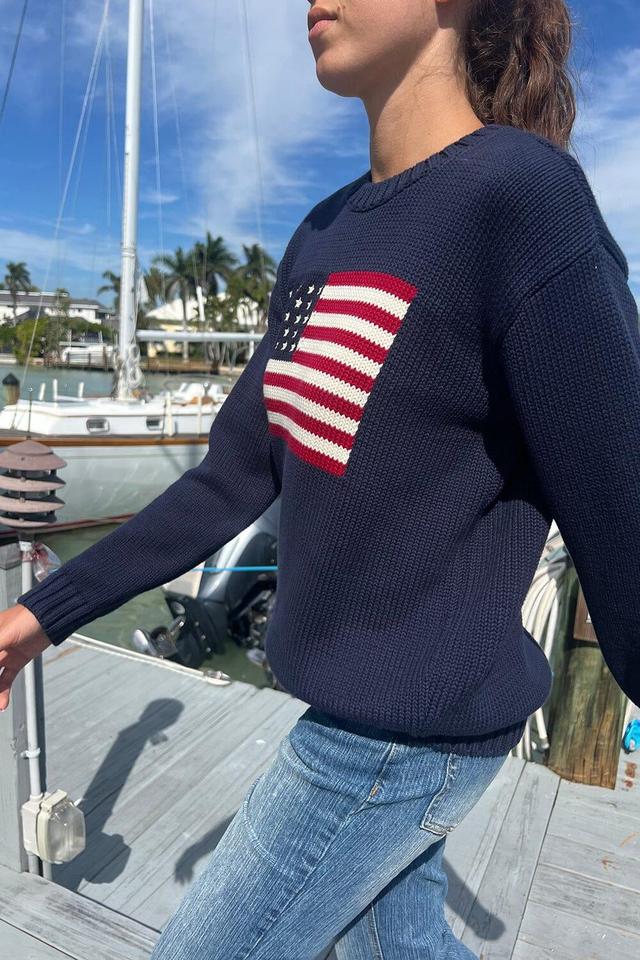 Nico American Flag Sweater Product Image