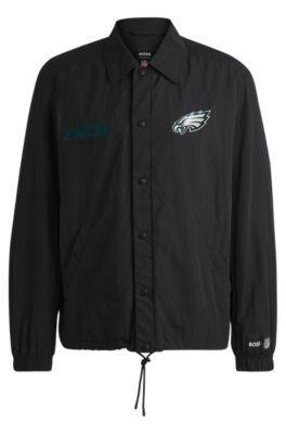 HUGO BOSS Boss X Nfl Water-repellent Jacket With Embroidered Branding In Eagles Product Image