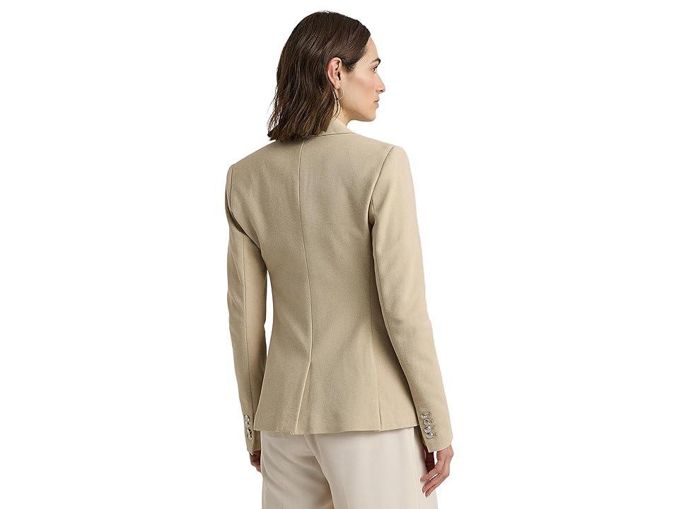 Lauren Ralph Lauren Petite Bullion Jacquard Blazer (Explorer Sand) Women's Jacket Product Image