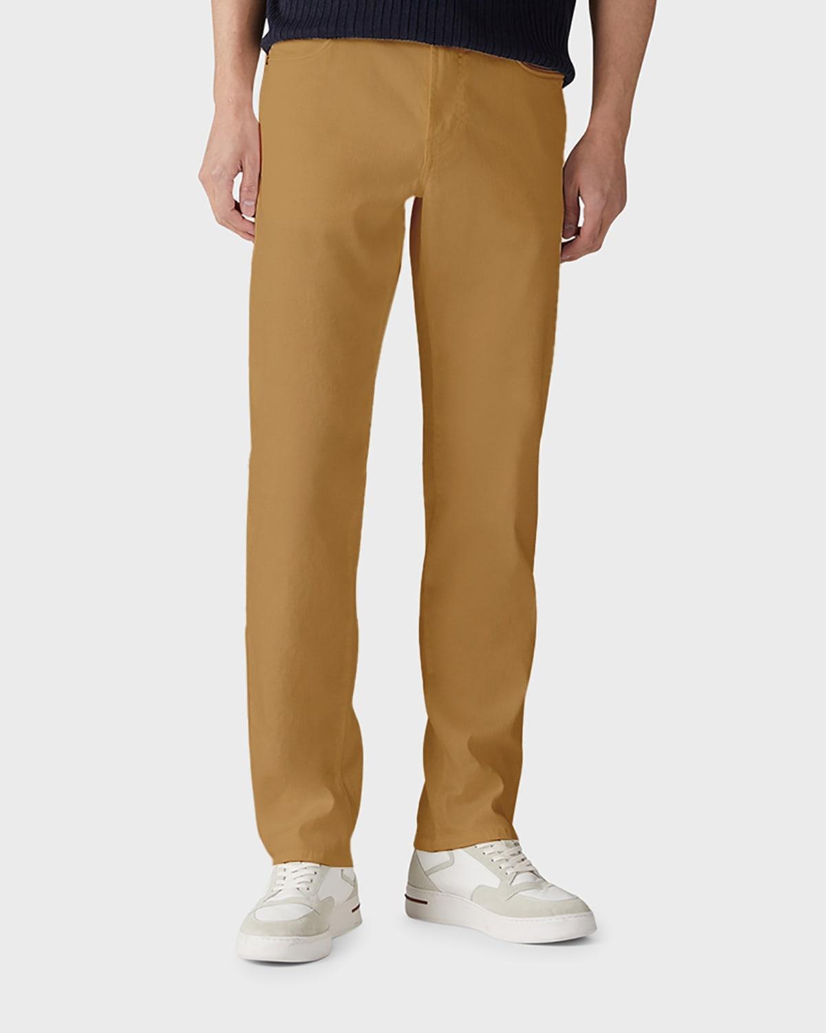 Mens Quarona Linen-Cotton 5-Pocket Pants Product Image