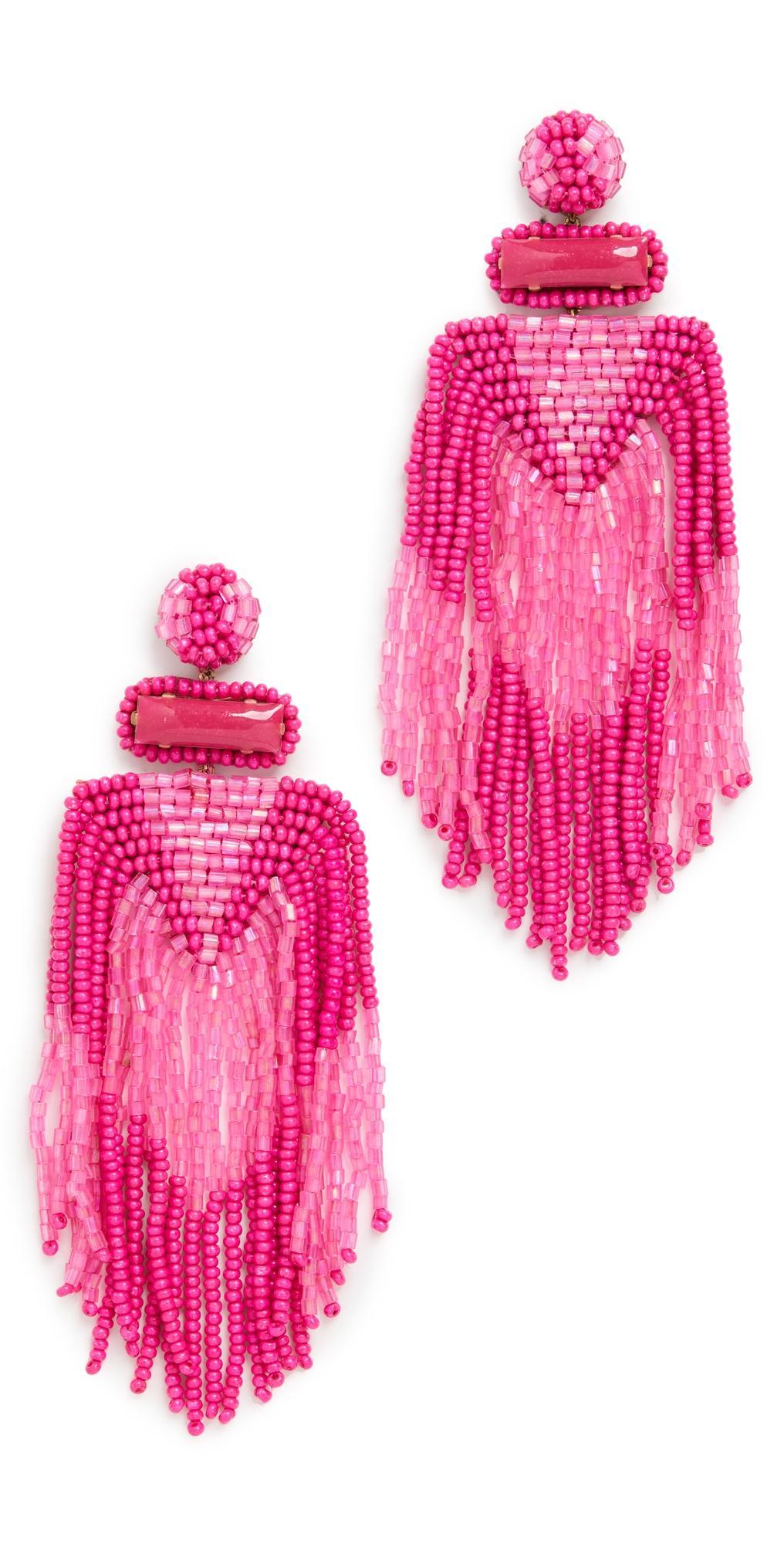 Deepa Gurnani Jody Beaded Statement Earrings Product Image