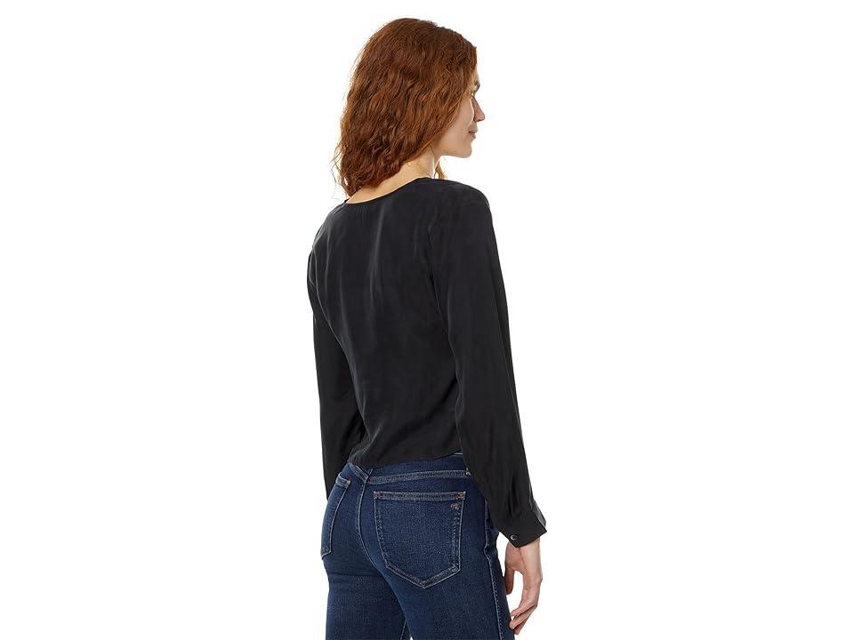 Madewell Brushed Ruched-Front Top (True ) Women's Blouse Product Image