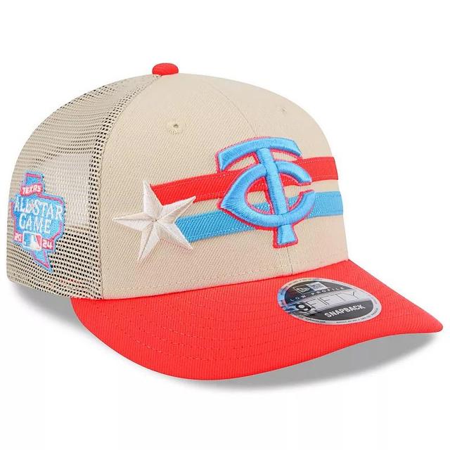 Mens New Era Cream Minnesota Twins 2024 MLB All-Star Game Meshback Low Profile 9FIFTY Snapback Hat Product Image