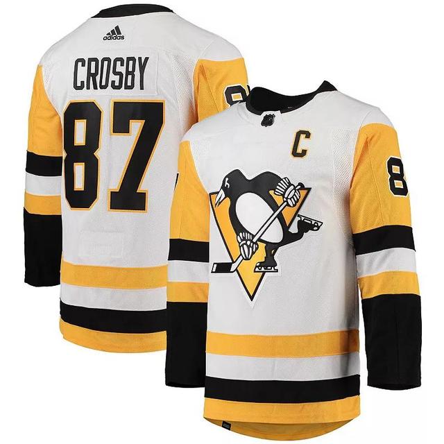 Mens adidas Sidney Crosby Pittsburgh Penguins Away Primegreen Authentic Pro Player Jersey Product Image