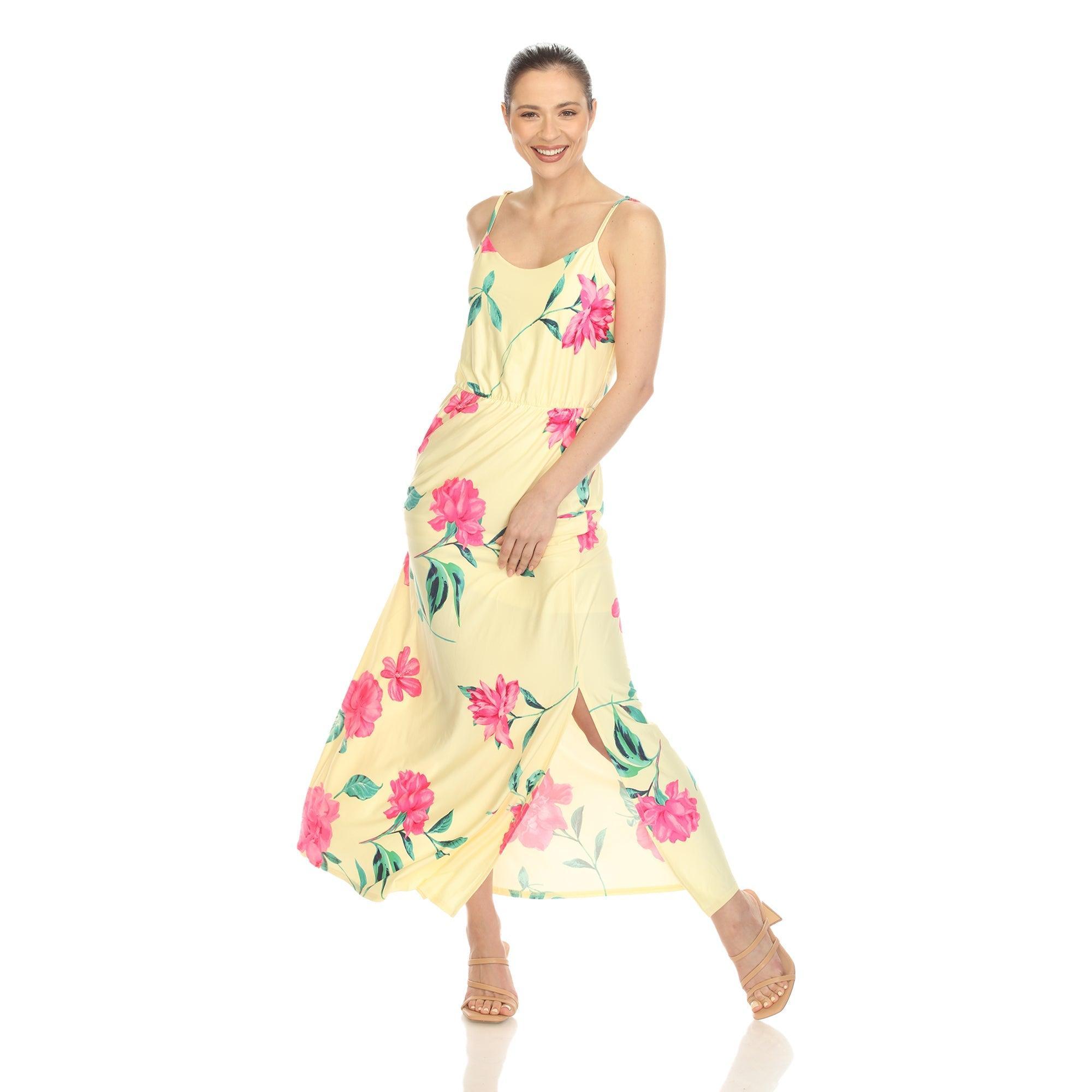 Floral Strap Maxi Dress Product Image