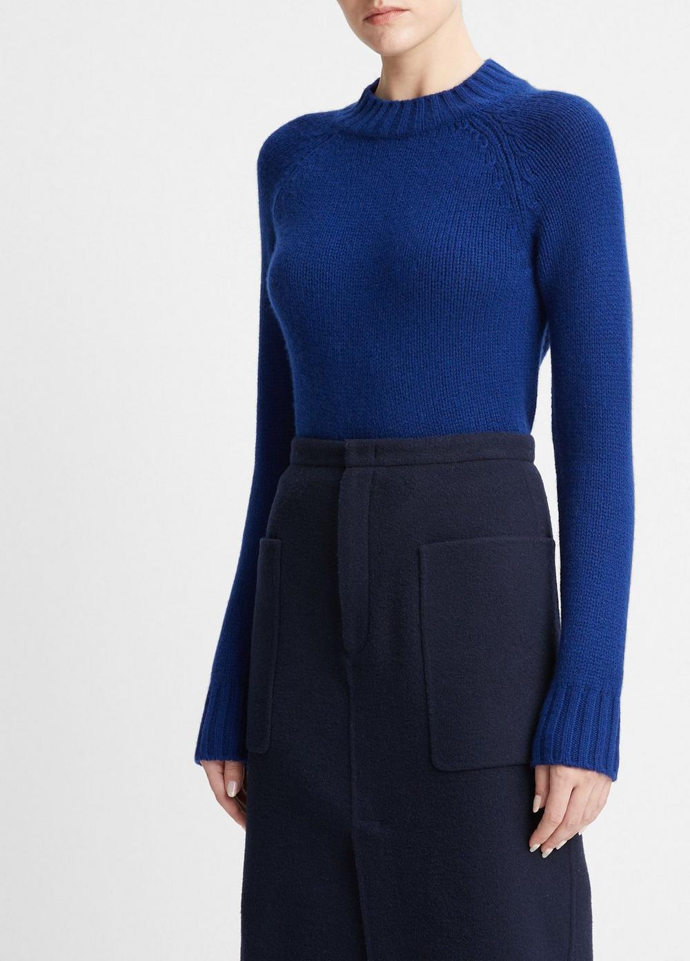 Brushed Wool-Blend Pencil Skirt Product Image