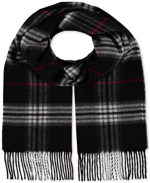 Fraas Womens Classic Plaid Cashmink Scarf Product Image