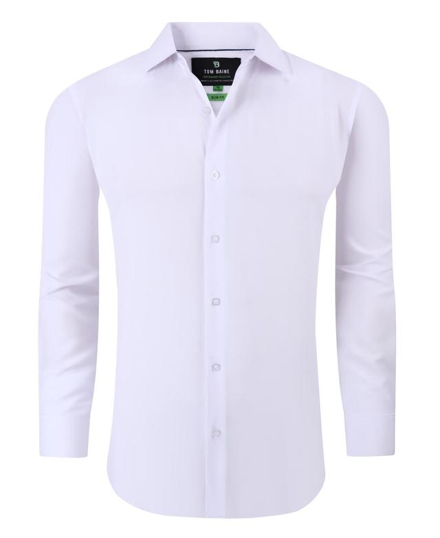 Tom Baine Mens Performance Stretch Solid Button Down Shirt Product Image