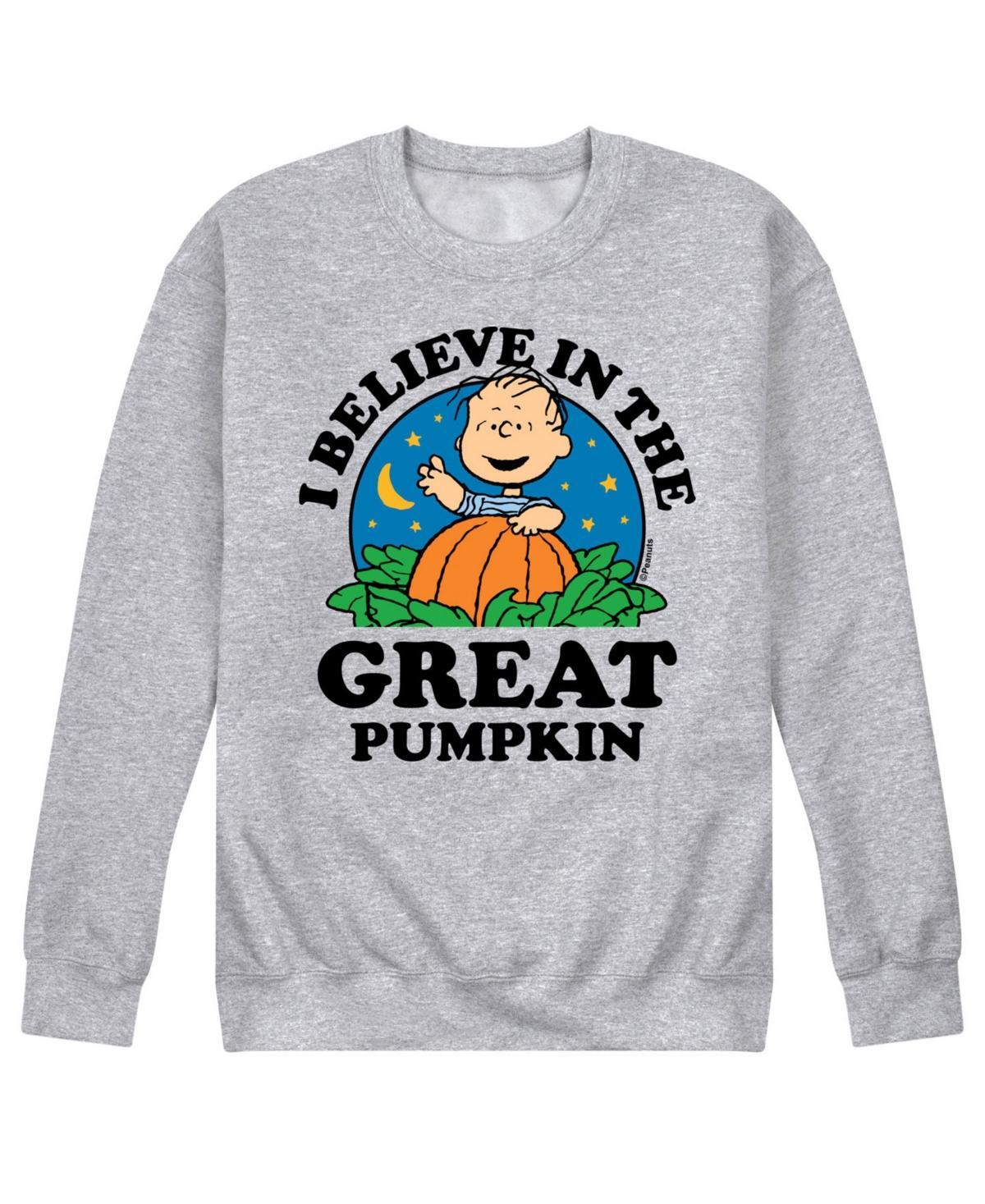 Peanuts Men's Believe Great Pumpkin Graphic Fleece, X-Large Product Image