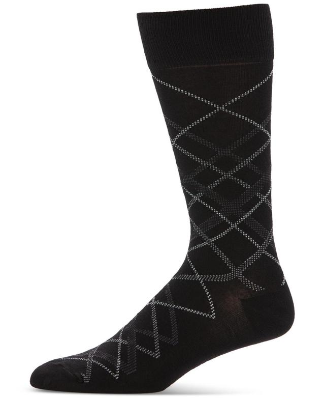 Perry Ellis Portfolio Mens Diagonal Plaid Dress Socks Product Image